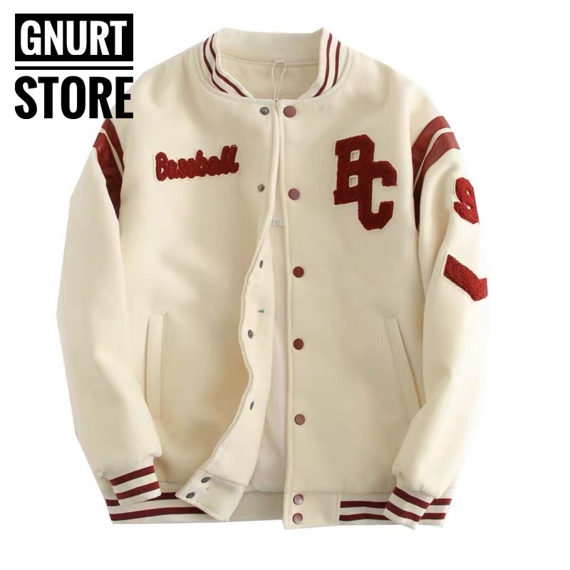 ẢNH THẬT | Áo khoác bomber MLBNY chữ BC