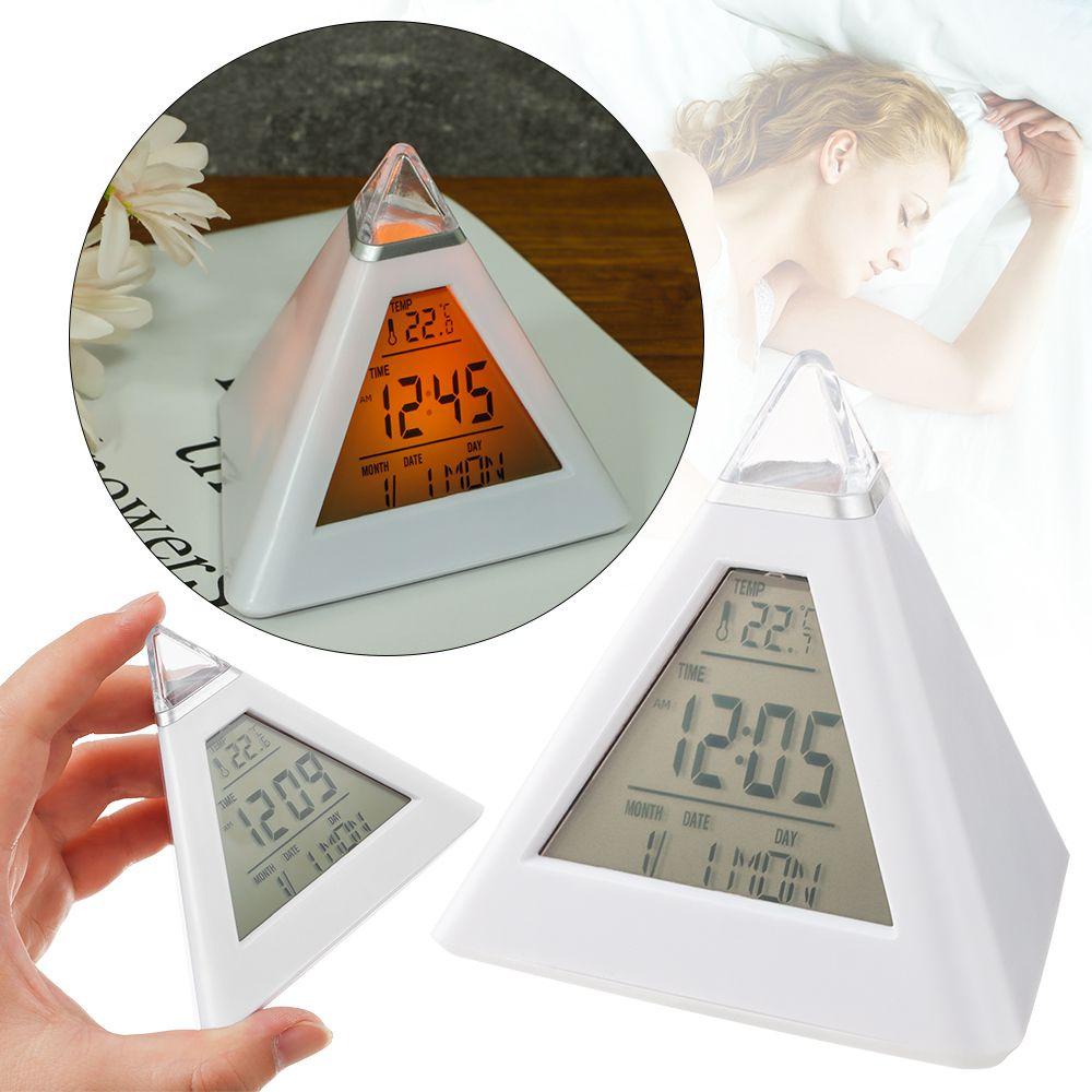 Đồng Hồ Báo Thức Kỹ Thuật Số Hình Kim Tự Tháp
