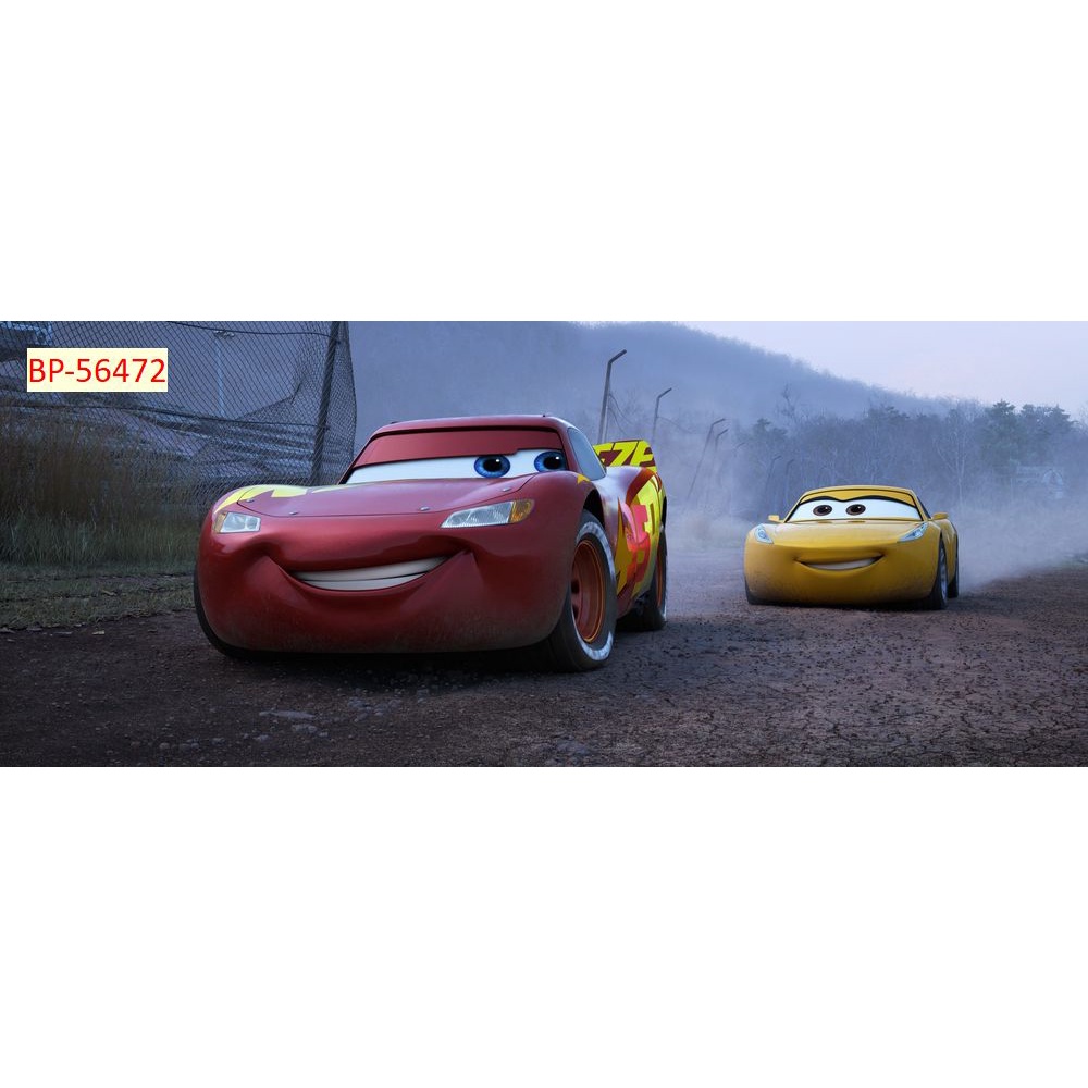 Tranh Dán Tường Phòng HOẠT HÌNH SIÊU XE Ô TÔ