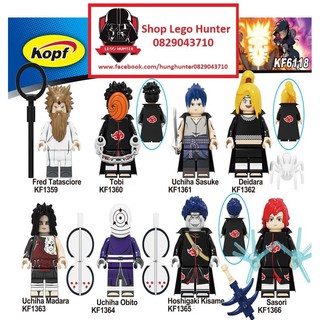 Xếp Hình Kopf KF 6118 Minifigures Naruto mô hình lắp ráp nhân vật Naruto Akatsuki
