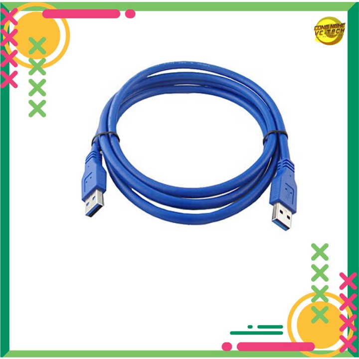 Dây Cáp 2 Đầu Đực USB Dài 60cm Siêu Bền Đẹp