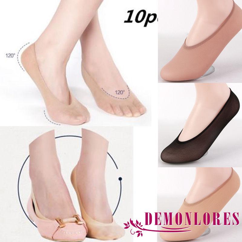 10 Cặp Tất Đi Giày 3 Màu Cho Nữ