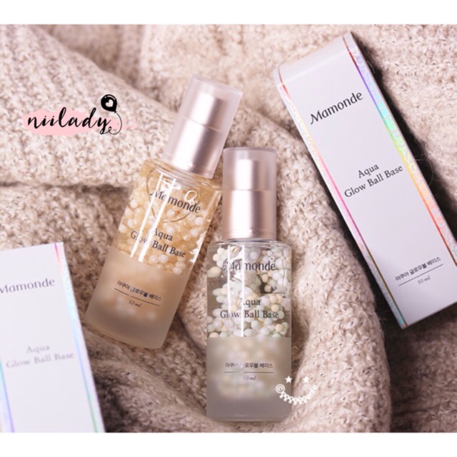 (HSD 21/10/2022) Kem Lót Mamonde Aqua Glow Ball Base