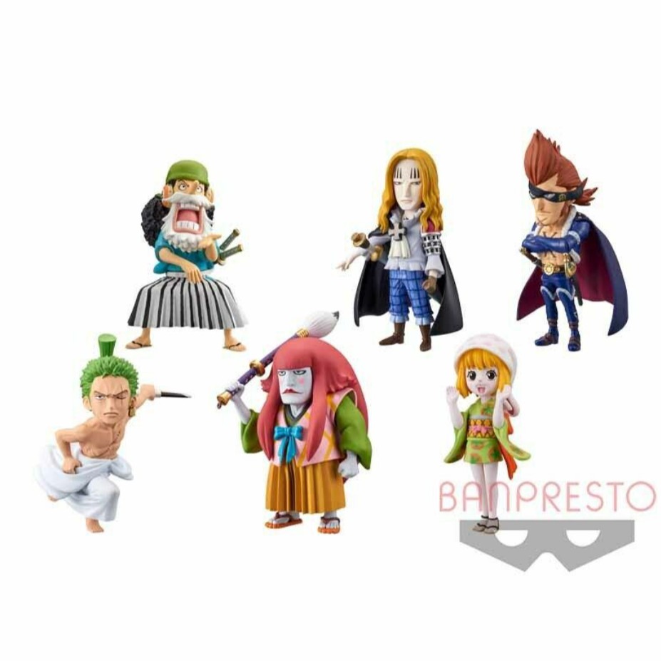 [NEW] Mô hình đồ chơi chính hãng Banpresto WCF One Piece Wano Kuni Set