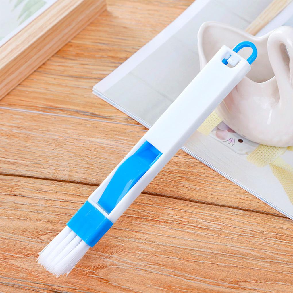 Bàn Chải Vệ Sinh Rãnh Cửa Sổ 2 Trong 1 Màu Xanh Dương / Tím Đa Năng