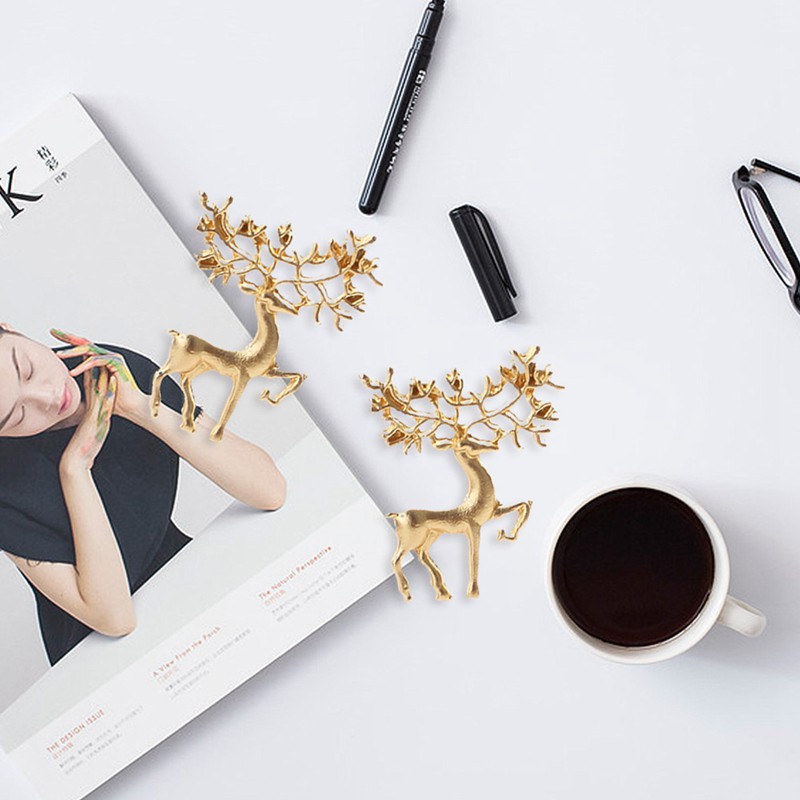 Khuy cài áo hình chú nai chất liệu hợp kim sang trọng