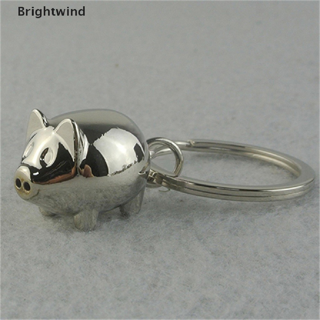 [Brightwind] 1Pcs Lovely Mini Pig Keychain Keyring Keyfob Cute Gift Ring Charm Decoration Hot Sell