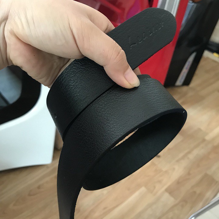 Thắt lưng DA BÒ THẬT, Dây nịt Nam da bò cao cấp chữ H ND03