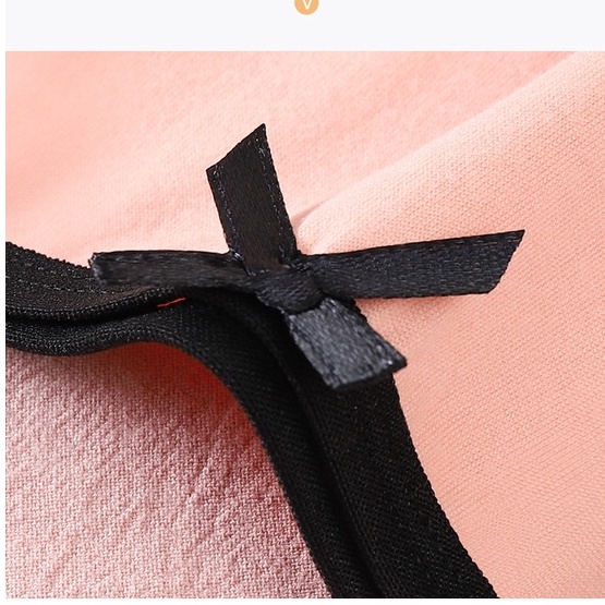 Quần lót nữ cotton mềm mại khô thoáng đính nơ xinh xắn