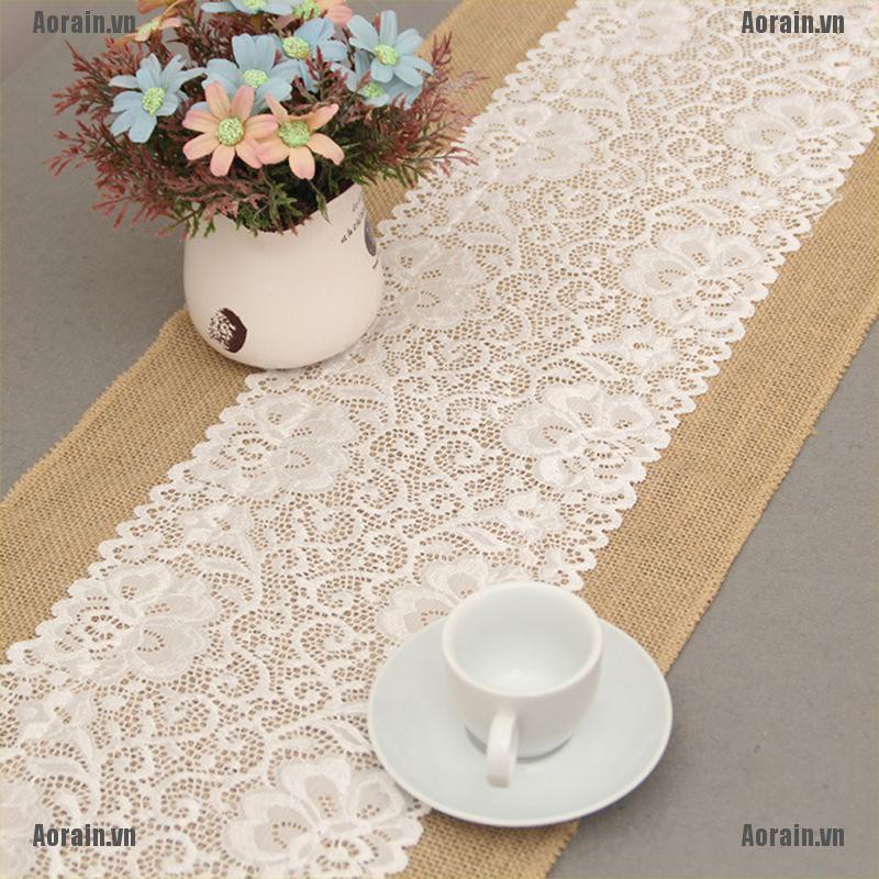 Khăn Trải Bàn Vải Canvas Tinh Tế 30x180cm