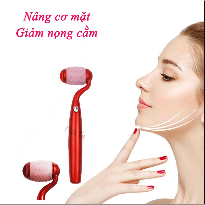 Dụng cụ massage mặt dùng pin Nét Ta AE-820 (màu đỏ)