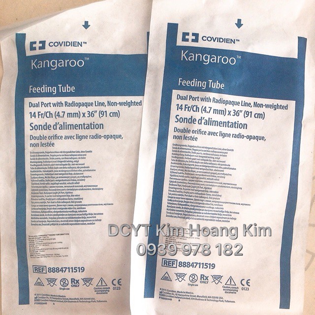 ✅ Dây Cho Ăn 1 Tháng: Covidien K.Kangaroo -VT0252