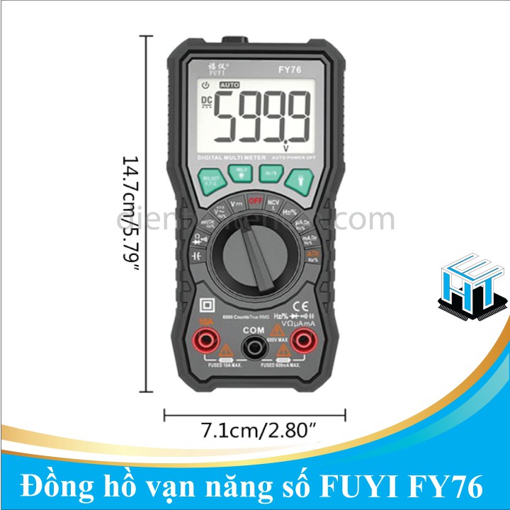 Đồng hồ vạn năng số FUYI FY76 Chính hãng