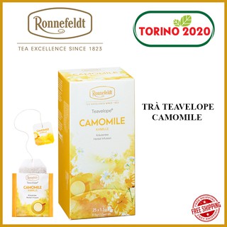 [HÀNG NHẬP KHẨU] Trà Ronnefeldt tea - Teavelope Camomile 1 hộp / 25 Sachets
