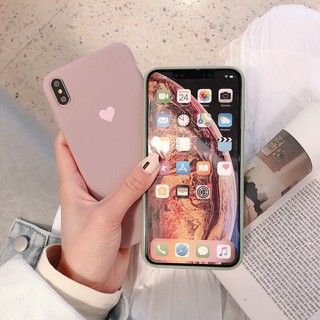 Ốp Lưng Iphone Silicon Logo Trái Tim🖤
