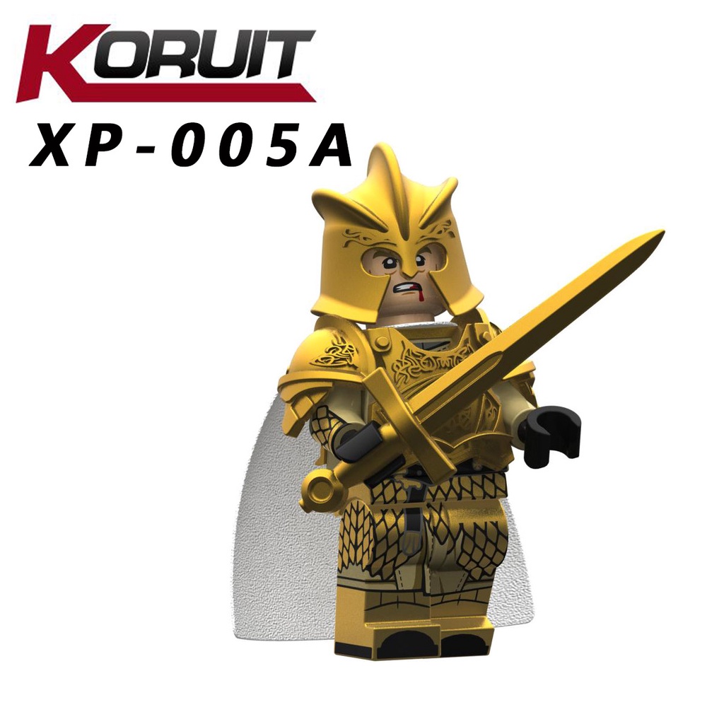 Minifigures Các Nhân Vật Trong Seri Phim Game Of Thrones Phiên Bản Mạ Vàng KT1001 XP001 XP002 XP003