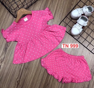 Set 5 bộ bèo bé gái chỉ 200k