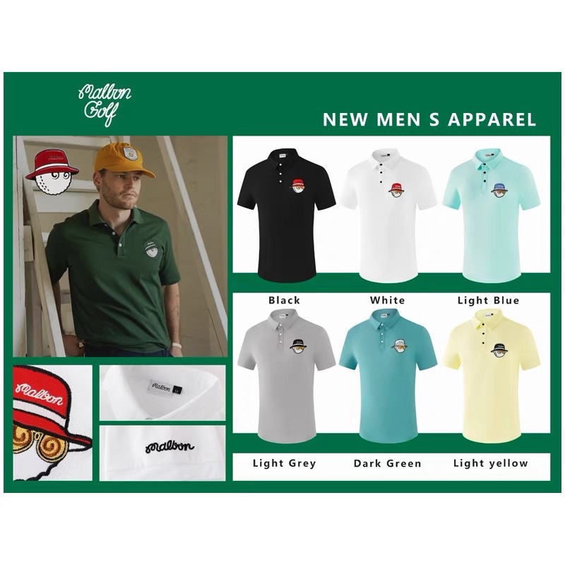 Áo Golf Nam Malbon Mẫu Mới - Hàng Nhập Khẩu