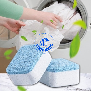 Set 12 Viên tẩy lồng máy giặt/Viên tẩy diệt khuẩn và loại bỏ các chất cặn trong máy giặt hiệu quả