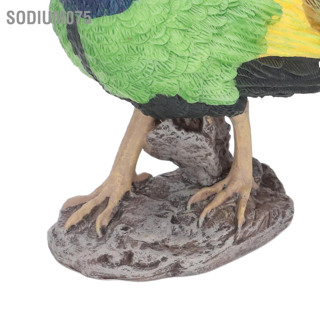 Có thể bán buôn Con công đẹp Trang trí nhà sống động Mô hình vật Tượng con nhân tạo để làm quà tặng Sodium075 Hàng giao ngay