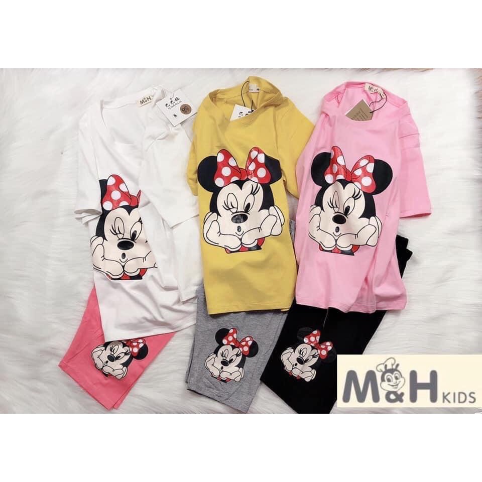 sét bộ Mickey quần ôm Hot Hit