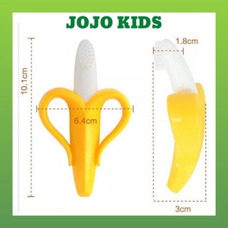 Gặm nướu silicon, ngậm nướu hình quả chuối Baby Banana cho bé mọc răng Jojo chính hãng, an toàn