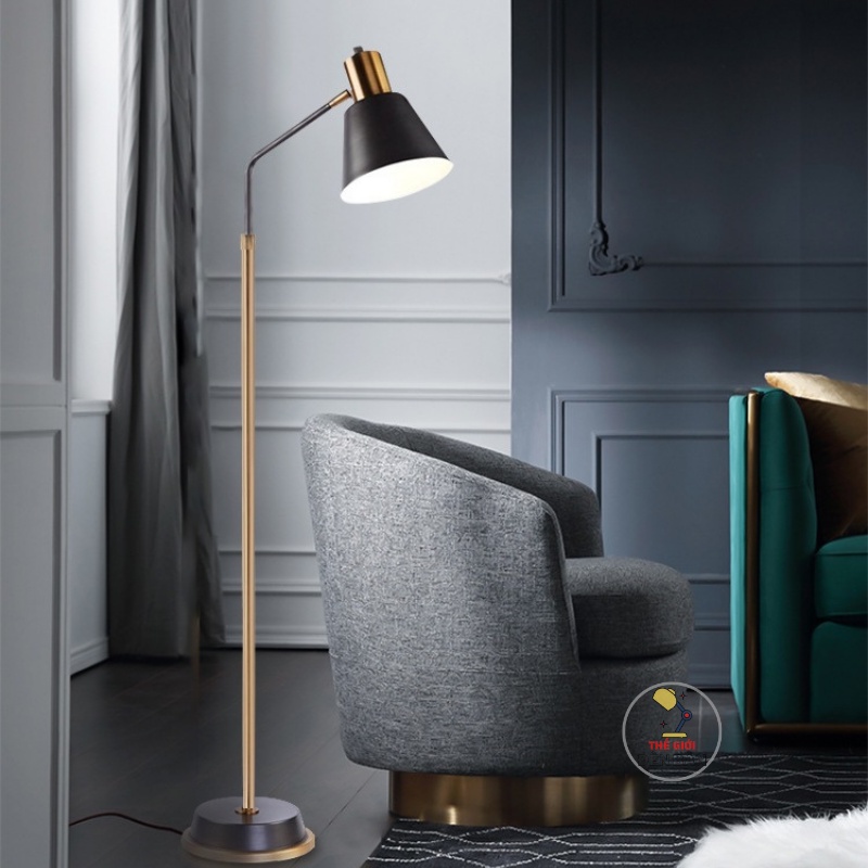 Đèn Cây Đứng Đọc Sách Eurostyle Favorlamp YN6626F phong cách Châu Âu trang trí phòng khách, phòng ngủ, đọc sách