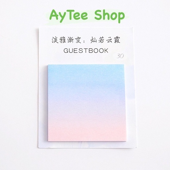 [SẴN] Tệp Giấy Note Màu Loang Phong Cách Gradient
