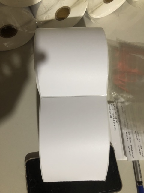 Decal Nhiệt - Giấy In Mã Vạch Tem Nhãn 100x150 mm