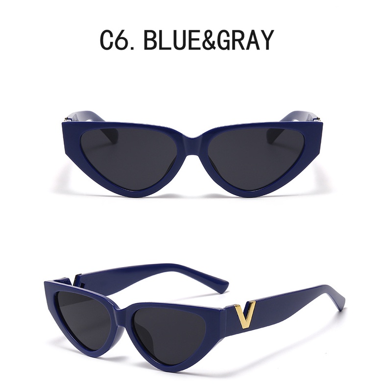 Kính Mát Hình Mèo Chống Tia UV400 Kiểu Dáng Sang Trọng Dành Cho Nữ