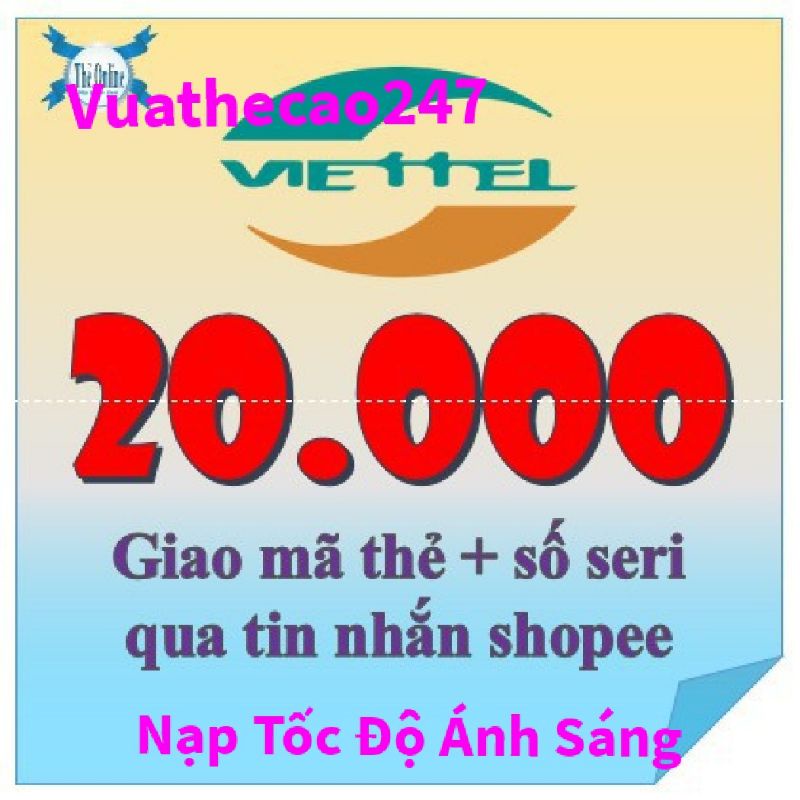 Thẻ Viettel 20k