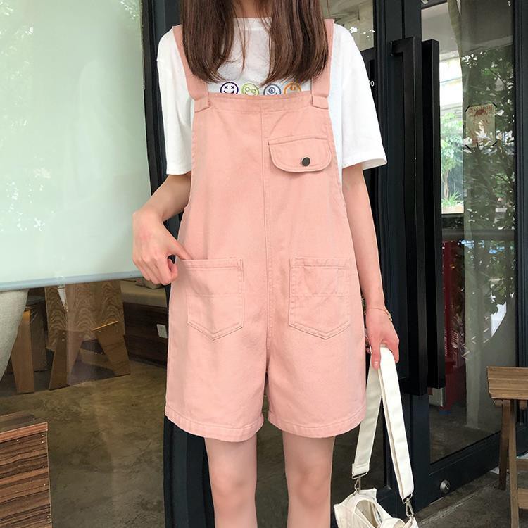 Quần Yếm Ống Rộng Phong Cách Hàn Quốc 2021 Cho Nữ | BigBuy360 - bigbuy360.vn