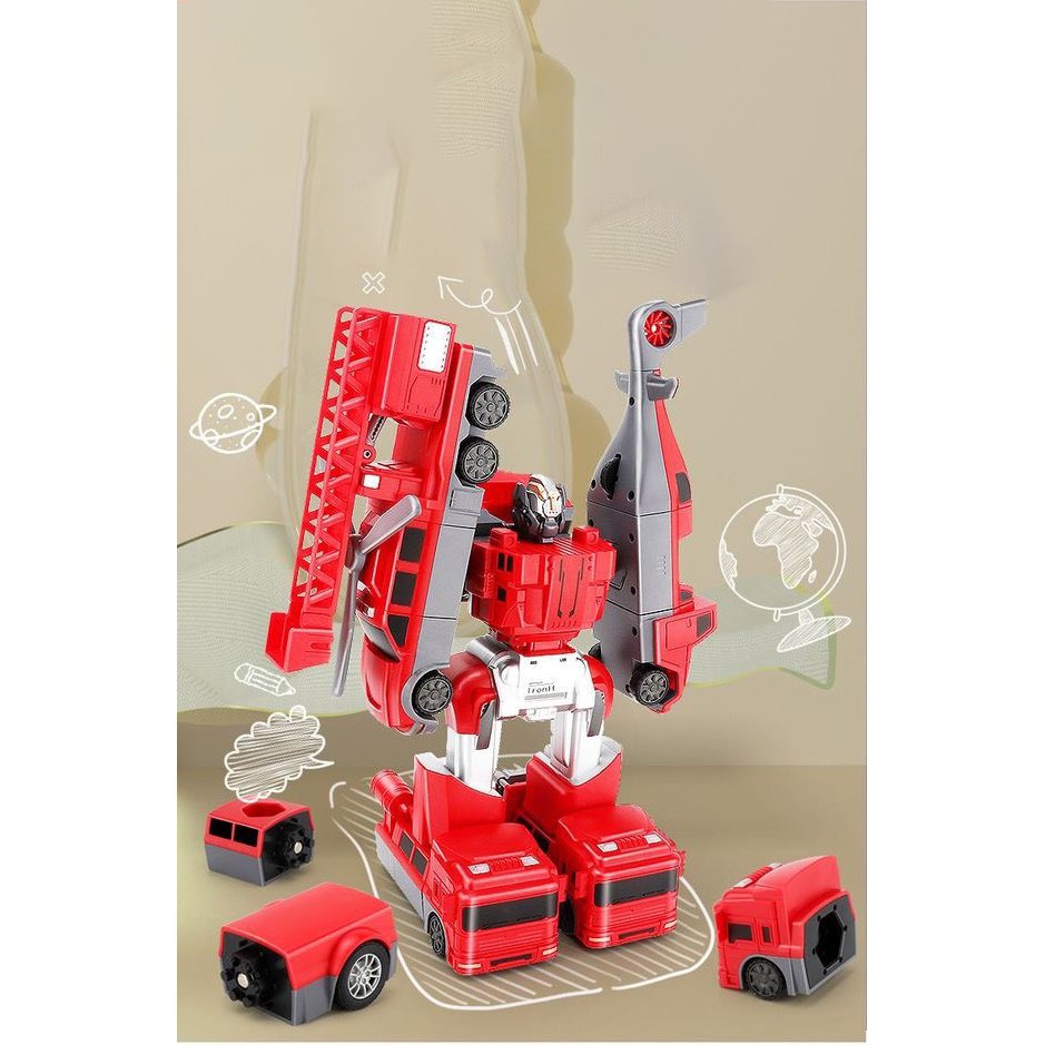 [SIÊU HOT] Bộ nam châm lắp ghép robot Cao Cấp 27 chi tiết - Đồ chơi cho bé