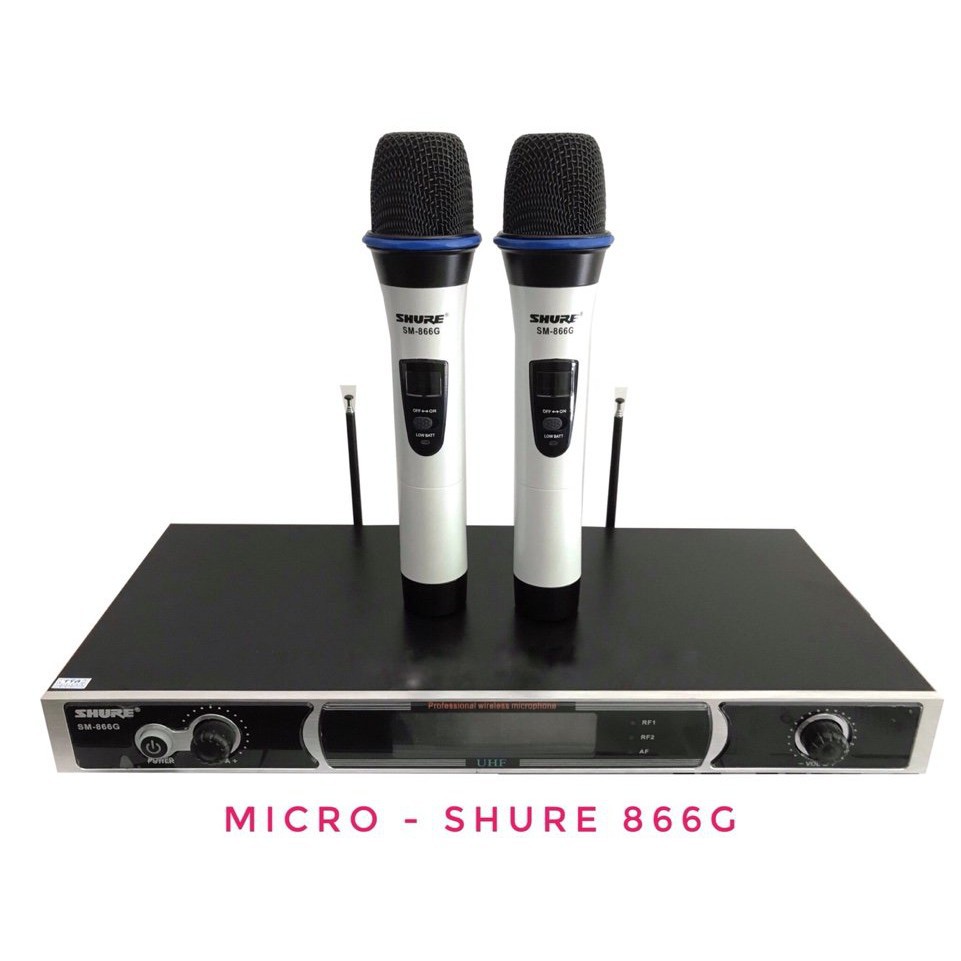MICRO KHÔNG DÂY MIRO SH-300G 886  NHÔM SÓNG MẠNH - Hàng chính hãng VN