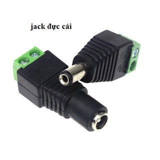 Jack DC 5.5 2.1 đực cái - Jack DC 5.5 2.1 đực cái