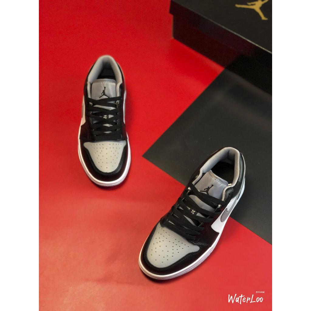 Giày Thể Thao Sneakers Air Jordan 1 Low Shadow Màu đen Xám Cổ Thấp Phù Hợp Cho Nam Và Nữ Waterloo Shop