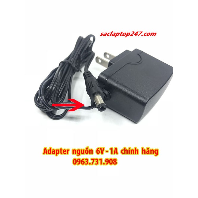 Adapter nguồn 6V 1A chính hãng