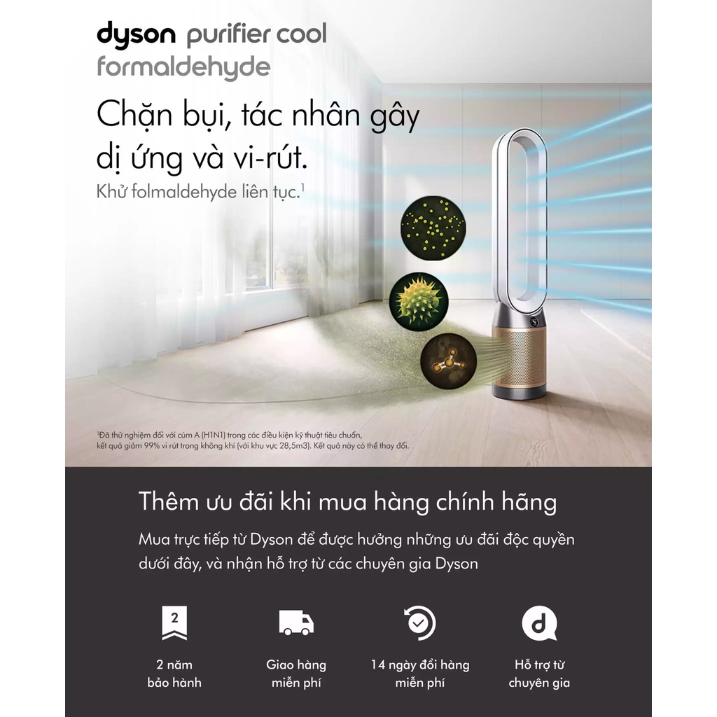 Máy lọc không khí Dyson TP09 - Purifier Cool Formaldehyde