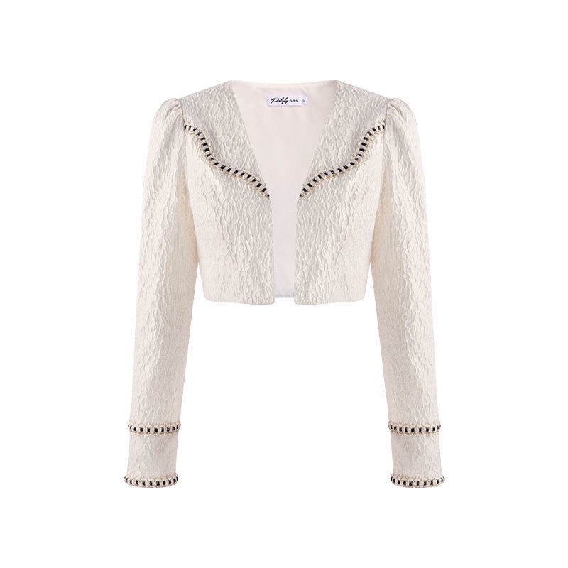 Set Đầm Hai Dây + Áo Khoác Tay Dài Màu Trắng Thiết Kế Thanh Lịch Mới Cho Nữ | BigBuy360 - bigbuy360.vn