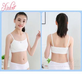 Áo Bra Học Sinh 6059 Cotton Gân Tăm Loại Đẹp