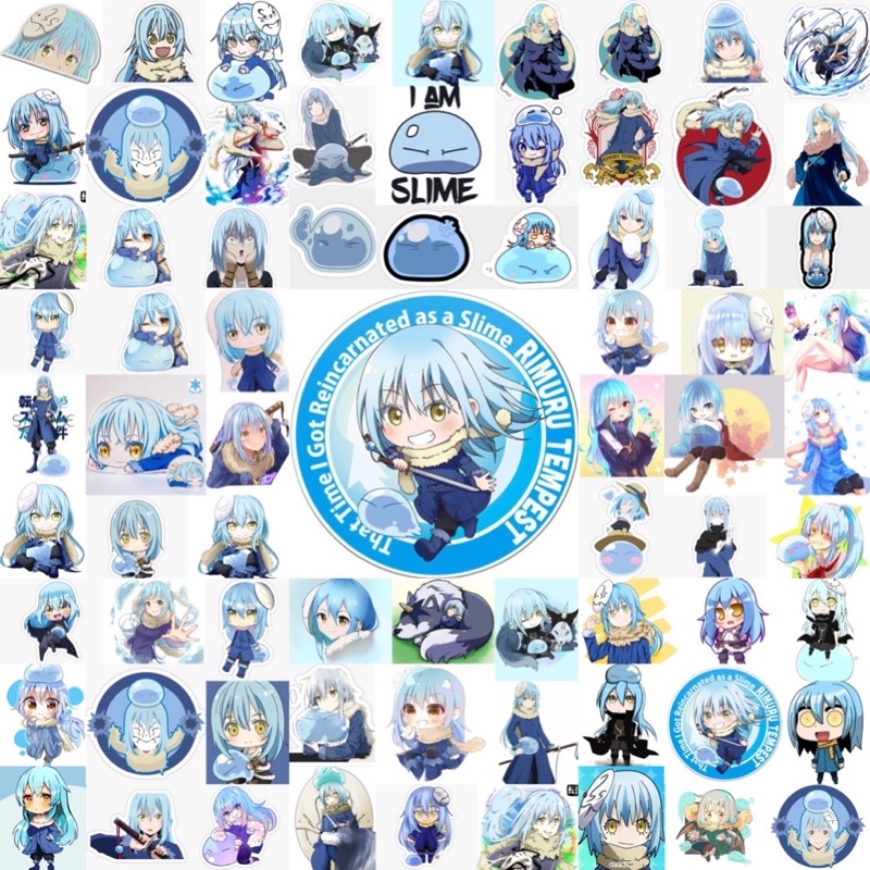 Sticker Rimuru Tensei Shitara Slime datta Ken 301-62 cái khác nhau/ hình dán Rimuru Tempest