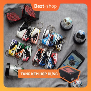 Móc khoá giày sneaker mini 3D Air Jordan tỉ lệ 1:6, mô hình giày sneaker chất lượng cao, sắc nét