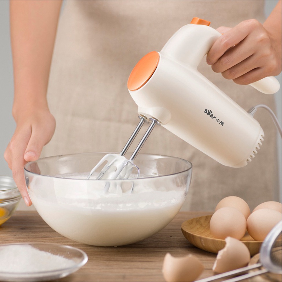 Máy Đánh Trứng Cầm Tay Bear DDQ-B01K1 - Hàng Chính Hãng - Bảo hành 12 Tháng
