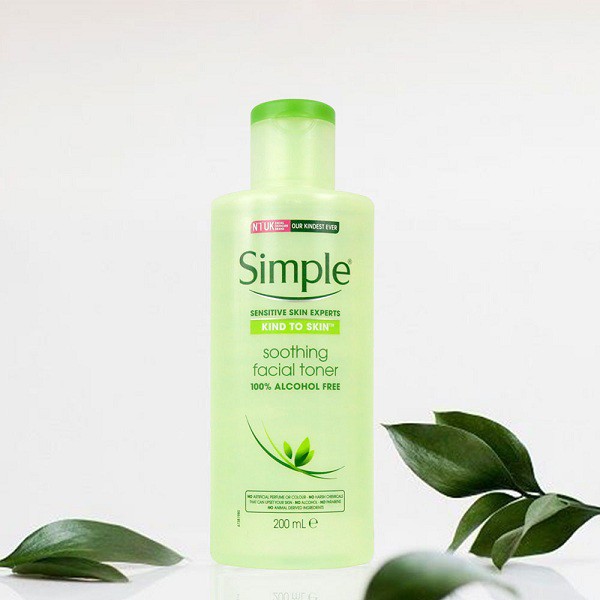 Nước Hoa Hồng Simple Kind To Skin Soothing Facial Toner mẫu mới