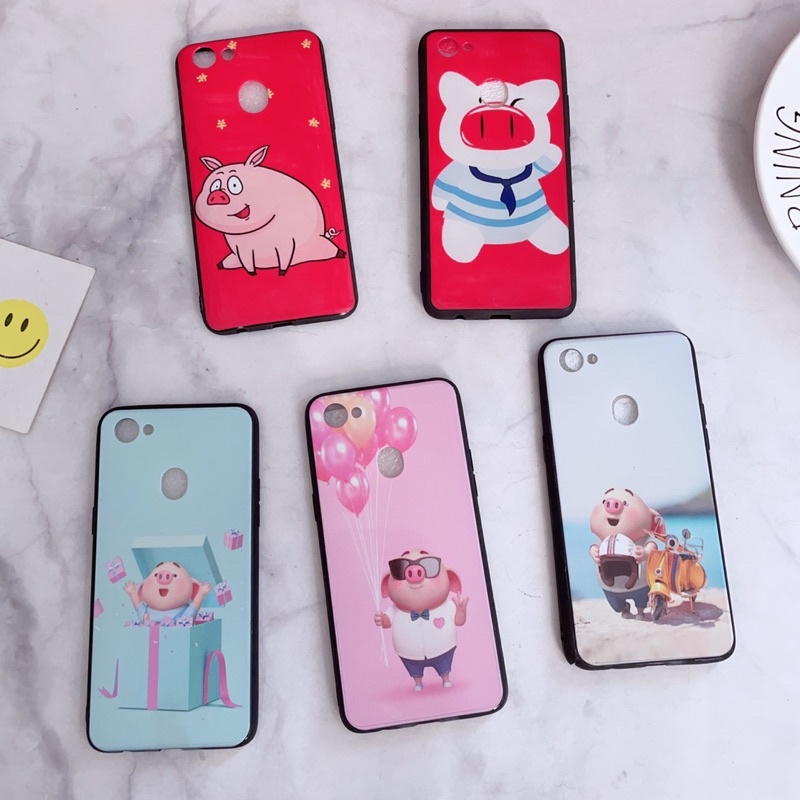 Ốp Lưng Oppo F7 Hình Kute Viền Nhựa Dẻo Hình Kute