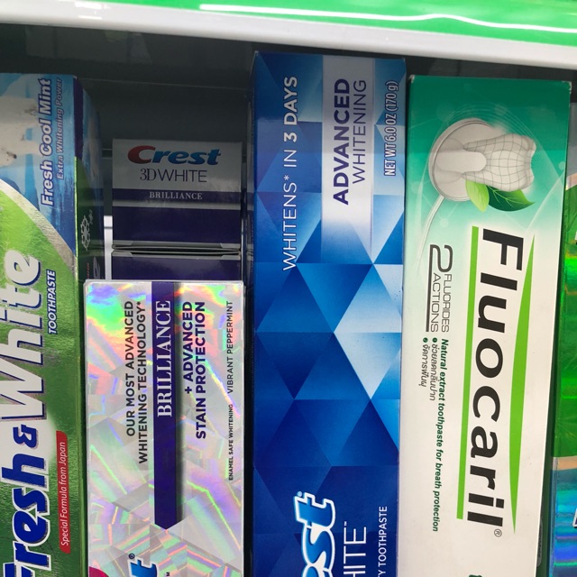 Combo 3 tuýt kem đánh răng mĩ