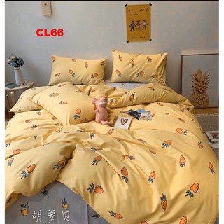 Bộ chăn ga gối CL66 set 4 món Loại 1 Cotton poly hàng đẹp nét nhập khẩu
