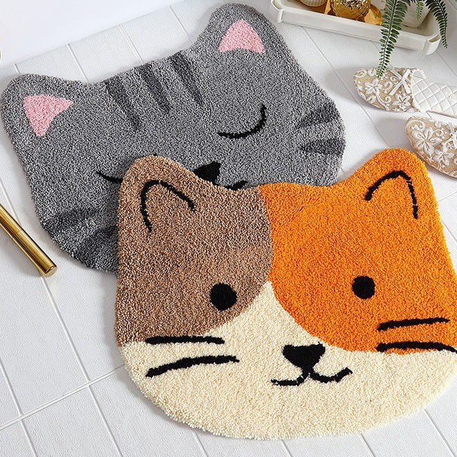 Thảm lau chân hình gấu mèo