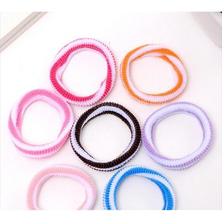 Set 10 chun cột tóc co giãn đẹp nhiều màu