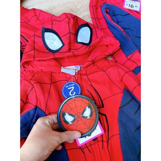 Áo khoác Spider man Marvel xịn